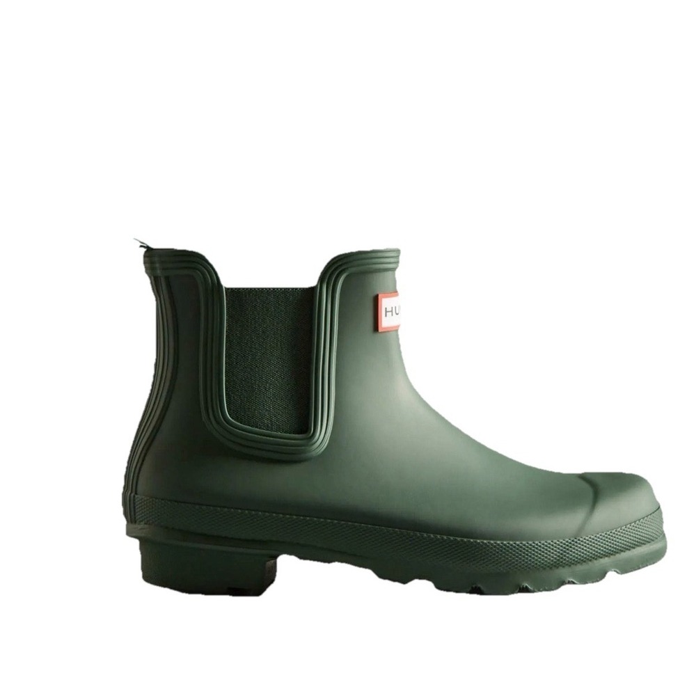 Hunter Original Chelsea Boot Hunter Green‎ Womens 6 EU 37 Ankle Rain New - Picture 5 of 6